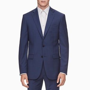 Slim Fit Blue Suit Jacket